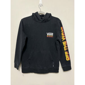 Vans‎ Off The Wall hoodie Size L Black Great Condition